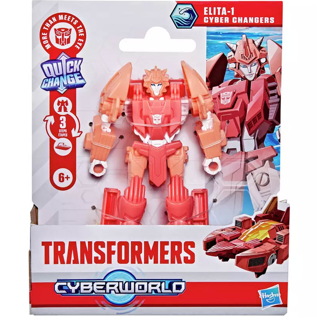 Transformers Cyberworld: Elita-1 – Cyber Changers figura - Hasbro kép 1