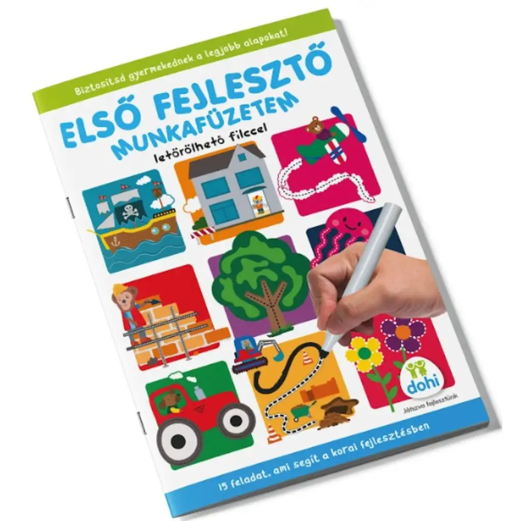 Első fejlesztő munkafüzetem letörölhető filccel kép 1