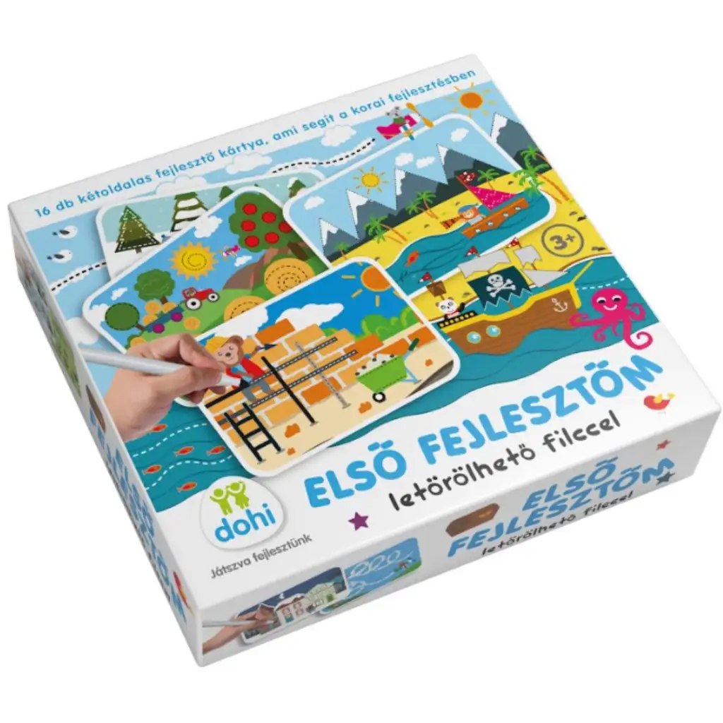 Első fejlesztőm szett letörölhető filccel kép 1