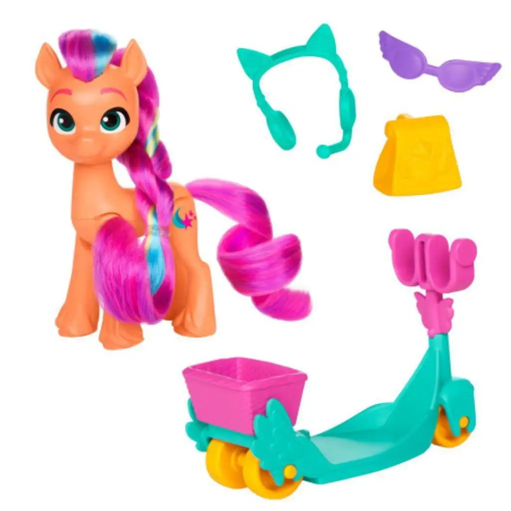 Én kicsi pónim: Mondd el a meséd rolleres Sunny Starscout póni figura - Hasbro kép 1