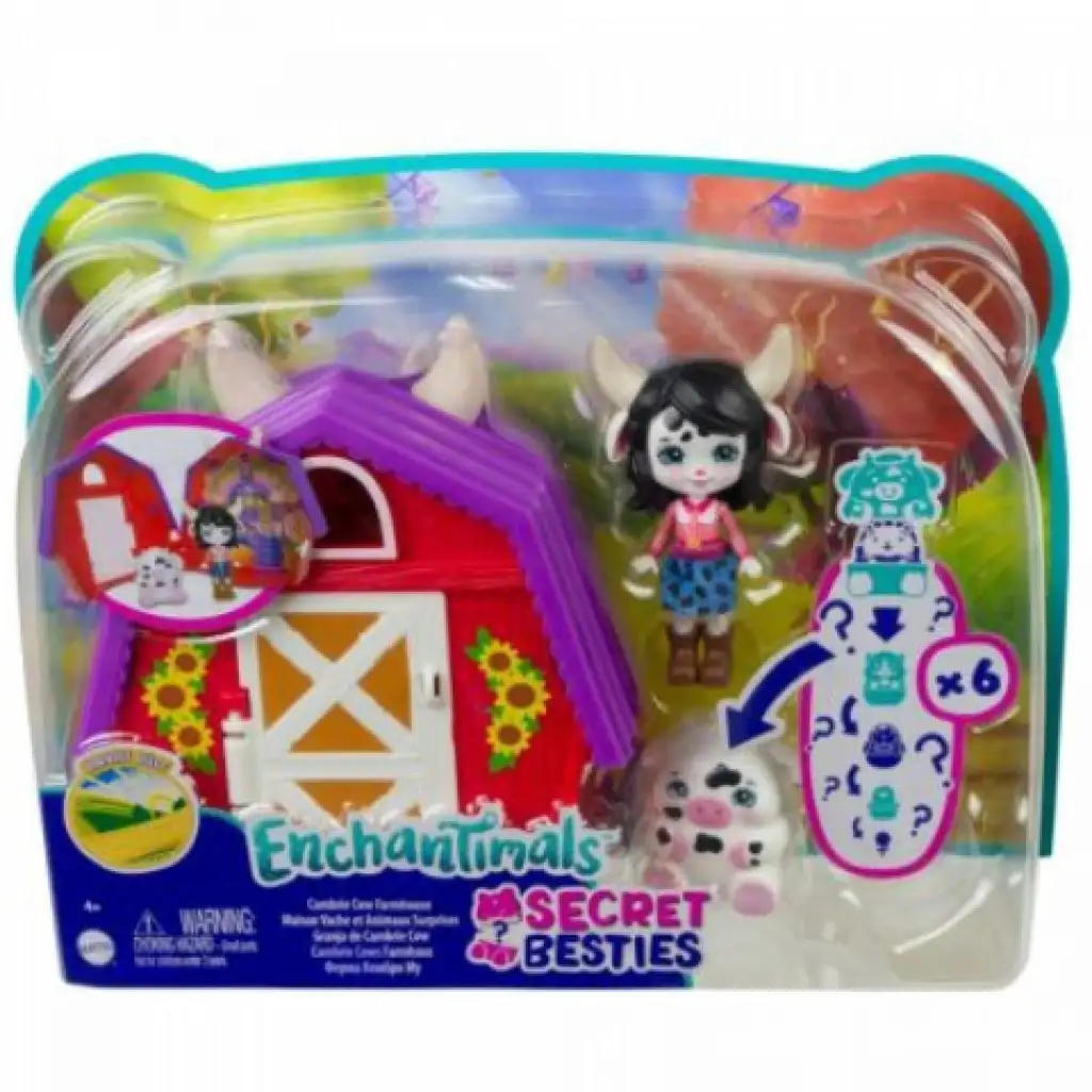 Enchantimals: Telis-Tele Kuckó bocifarm szett - Mattel kép 1