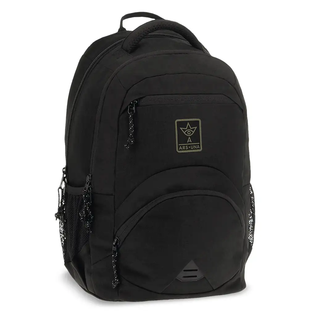 Ars Una: Cordura black ergonomikus iskolatáska, hátizsák 33x45x24cm kép 1