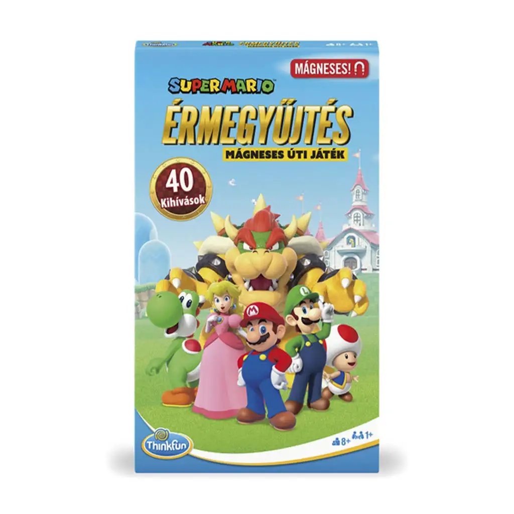 Thinkfun: Super Mario - Érmegyűjtés, mágneses útijáték kép 1