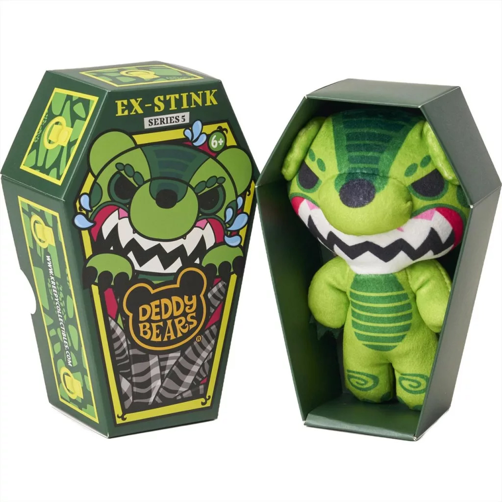 Deddy Bear Ex-Stink plüss koporsóban, 5. sorozat, 15cm kép 1