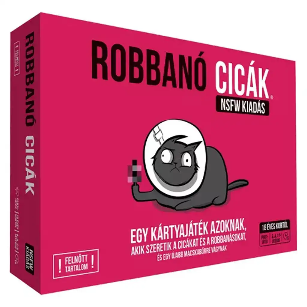 Robbanó cicák társasjáték - NSFW kiadás kép 1
