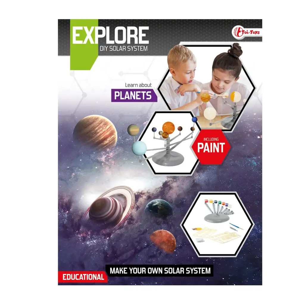 Explore Factory: Készítsd el a naprendszert tudományos szett kép 1