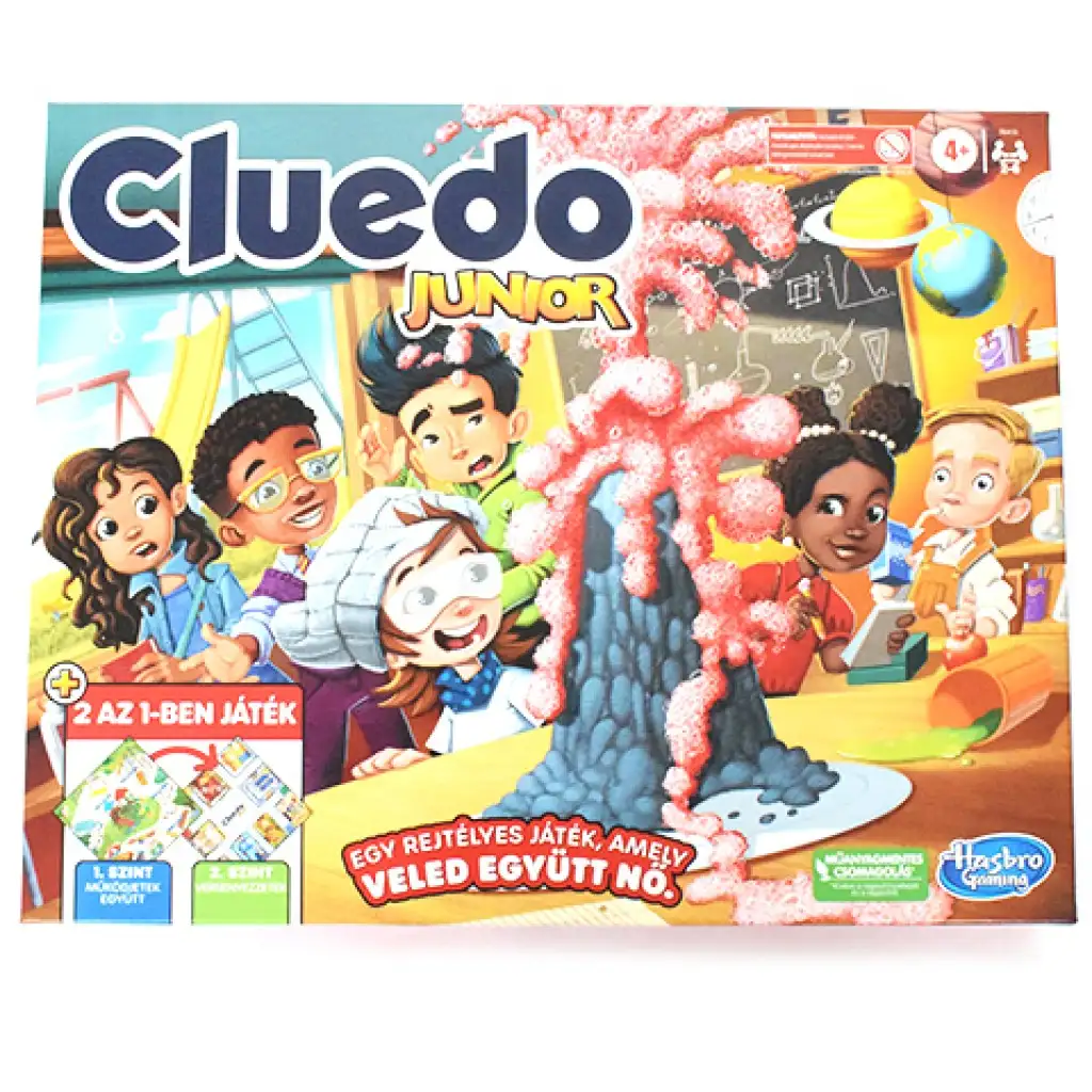 Cluedo Junior 2az1-ben társasjáték - Hasbro kép 1