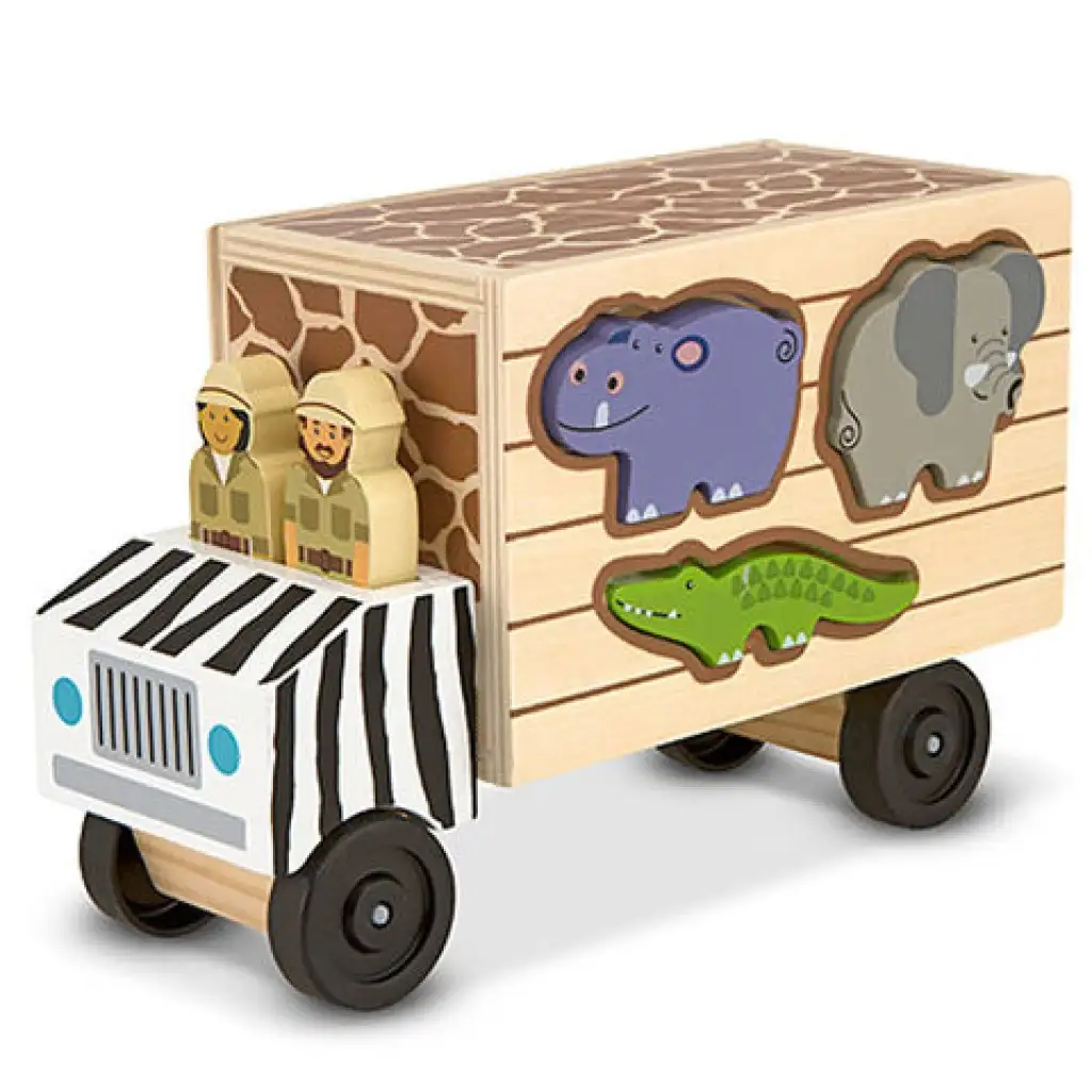 Fa állatos formaillesztő játék - Melissa & Doug kép 2