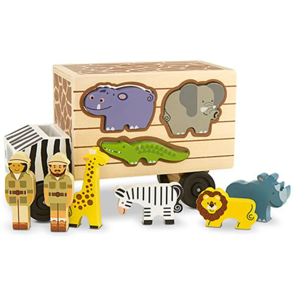 Fa állatos formaillesztő játék - Melissa & Doug kép 3