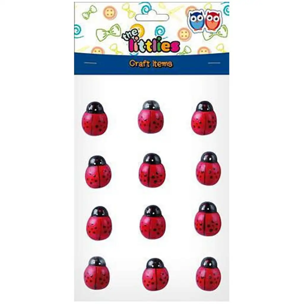 Fa katicabogár dekordísz 18mm 12db kép 1