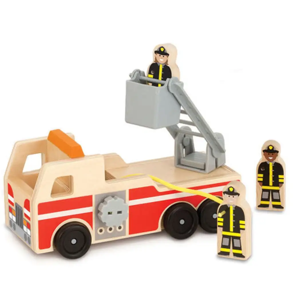 Fa létrás tűzoltóautó - Melissa & Doug kép 1