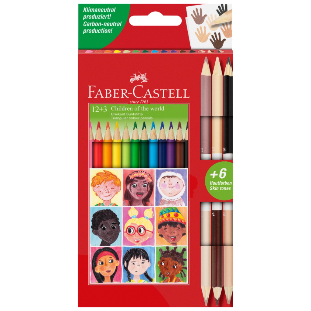 Faber-Castell: 12+3db-os színes ceruza szett kép 1