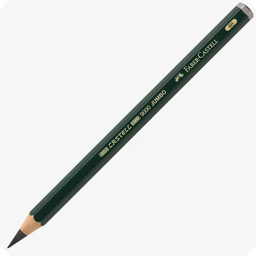 Faber-Castell: 9000 Jumbo grafitceruza 6B kép 1