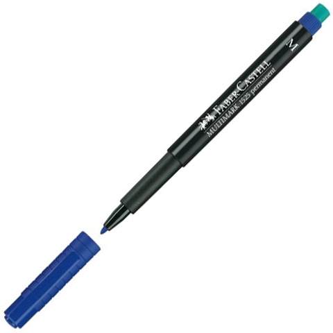 Faber-Castell: Multimark alkoholos filc M 1mm-es kék kép 1