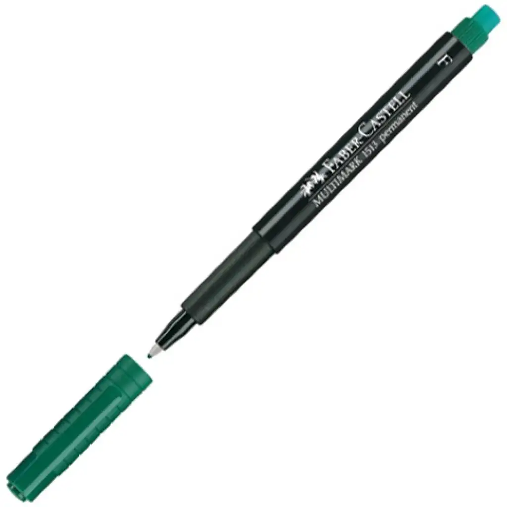Faber-Castell: Multimark alkoholos filctoll 0,6mm zöld kép 1