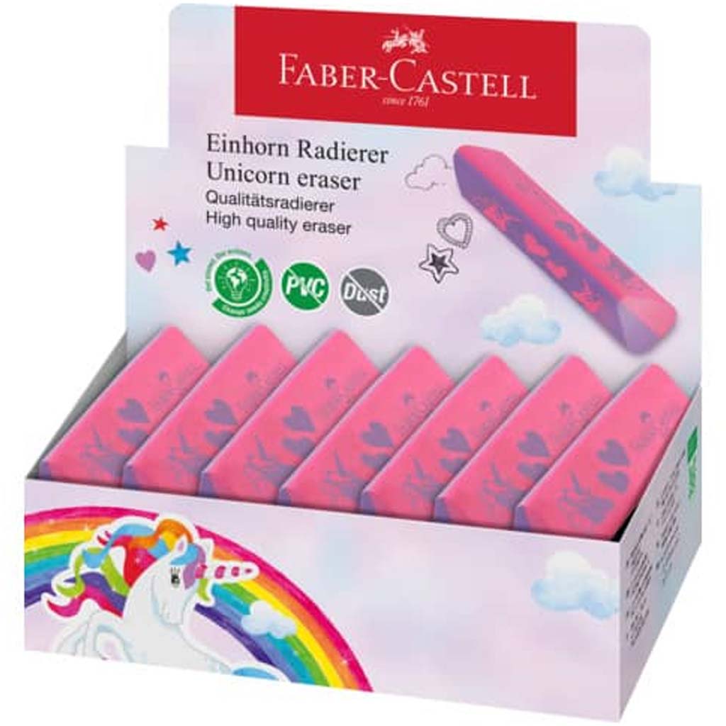 Faber-Castell: Unikornisos háromszög radír 1db kép 1