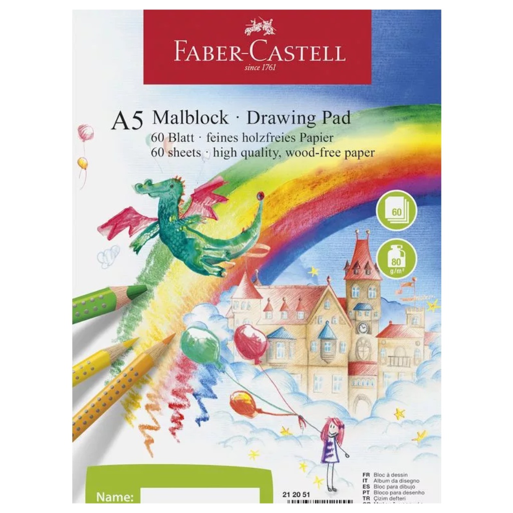 Faber-Castell: Rajzfüzet A5-ös 100 ív 80g kép 1