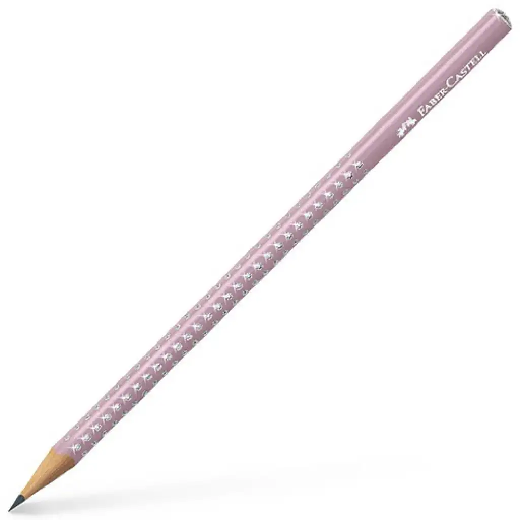 Faber-Castell: Sparkle gyöngyházfényű rózsaszín grafitceruza HB 1db kép 1
