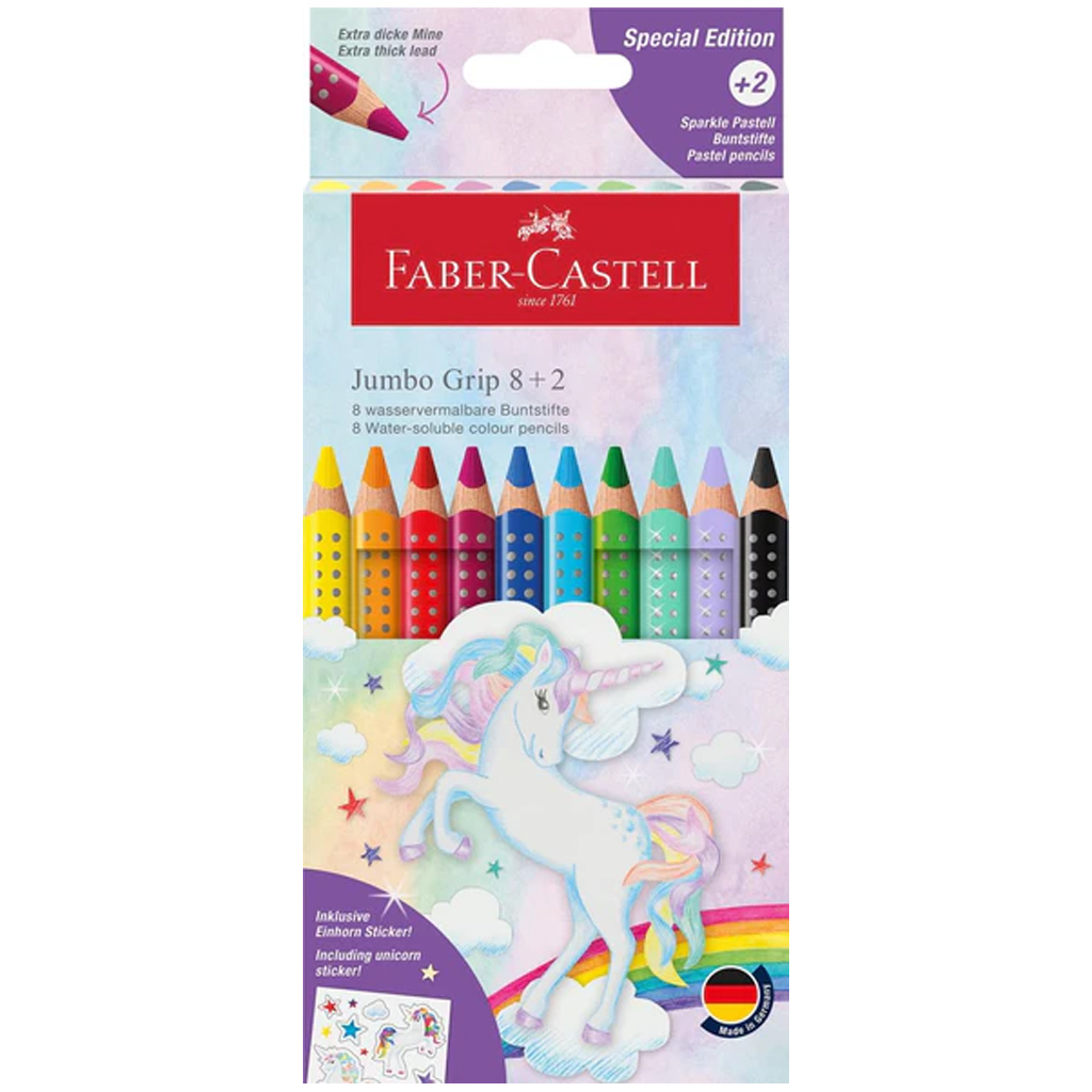 Faber-Castell: Jumbo GRIP unikornisos színes ceruza szett 8+2db kép 1
