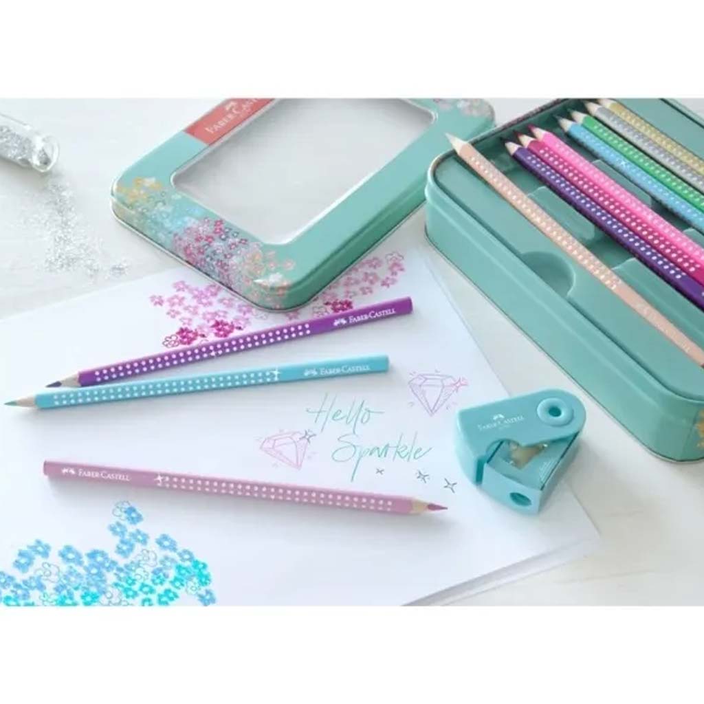 Faber-Castell: Sparkle színesceruza szett – 20 darabos fém díszdobozos kép 3
