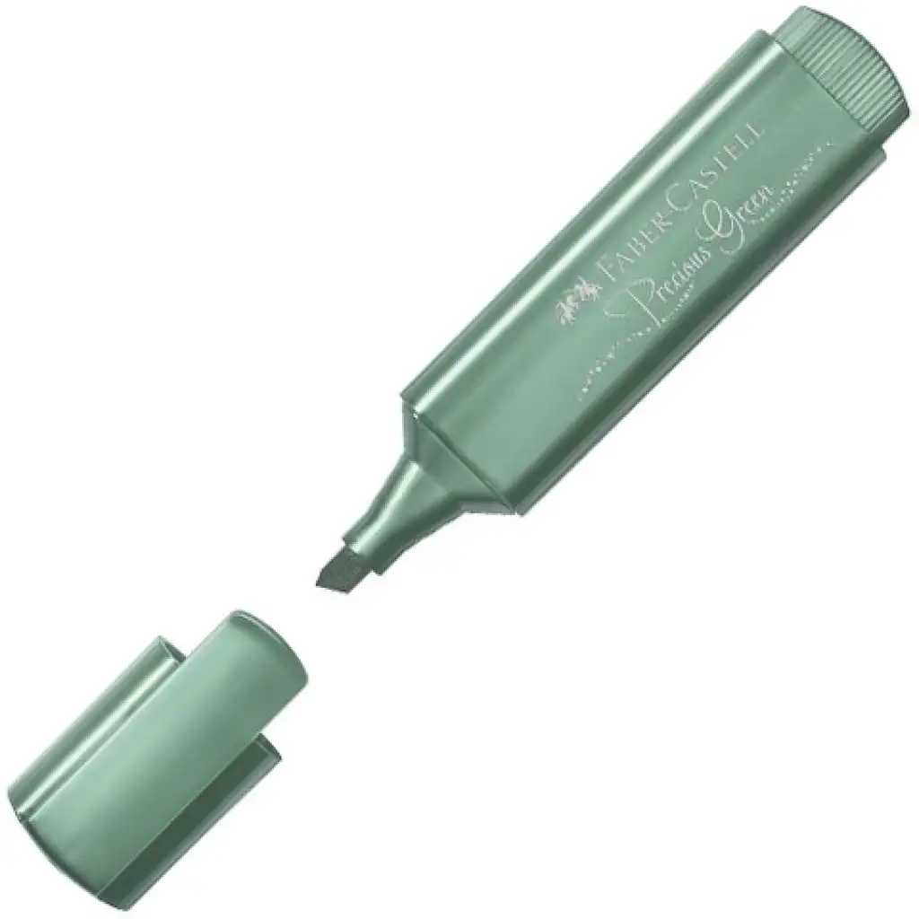 Faber-Castell: 1546 Precious Green szövegkiemelő Metál zöld színben 1db kép 1