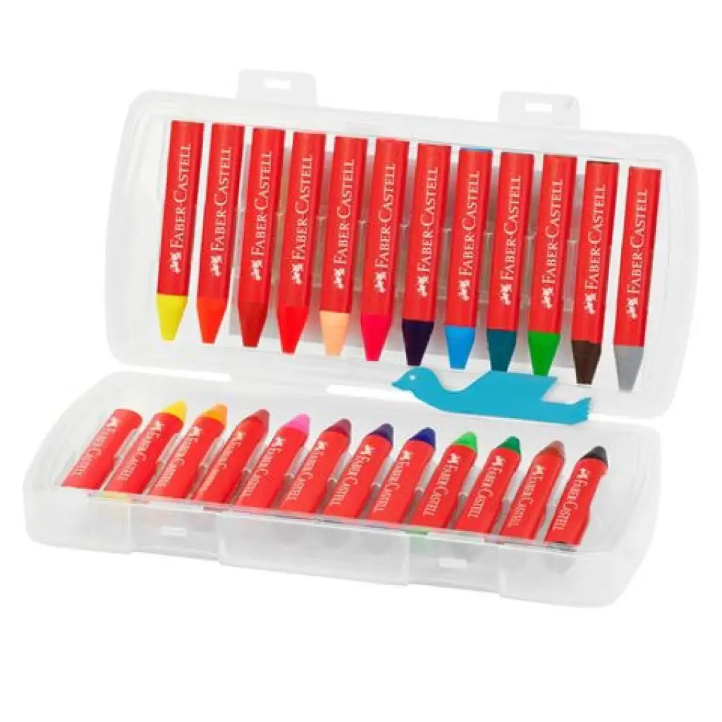 Faber-Castell: Jumbo háromszögletű zsírkréta 24db-os szett kép 2