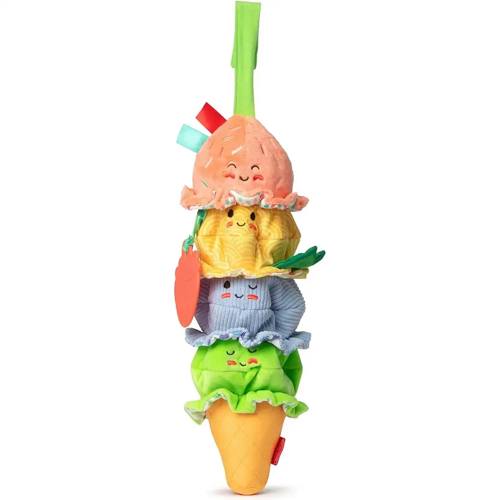 Fagyi alakú rágóka hanggal - Melissa & Doug kép 2