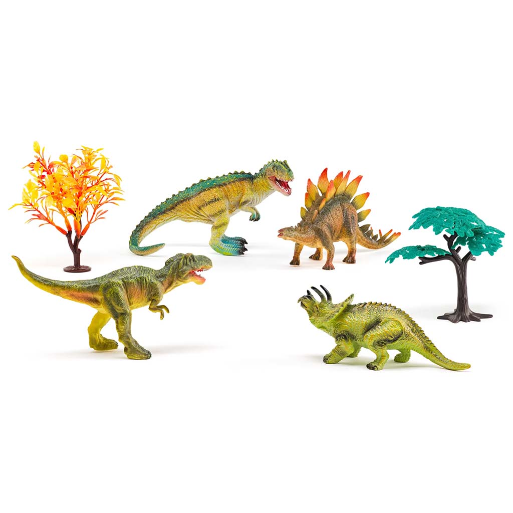 Faunica: 6db-os játékszett dinoszauruszokkal - Woodyland kép 1