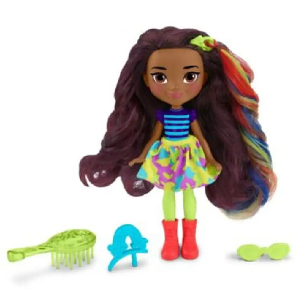 Napsugár: Rox baba kiegészítőkkel 15cm - Mattel kép 2