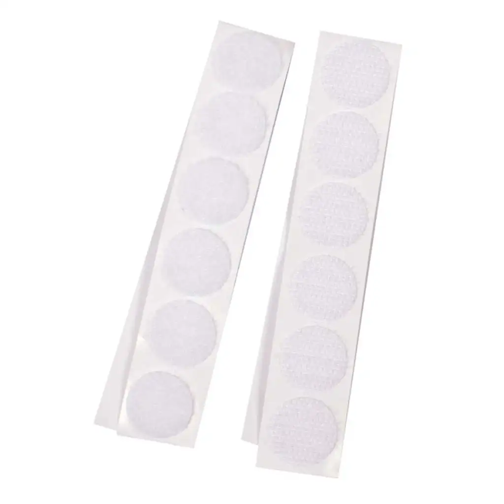 PlayBox: Fehér öntapadós tépőzár 20mm 12db-os szett kép 1