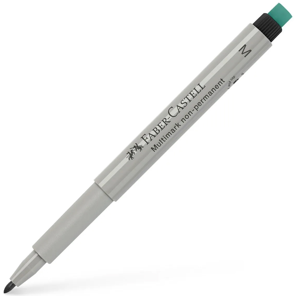 Faber-Castell: Multimark fekete fóliafilc M kerekített heggyel kép 1