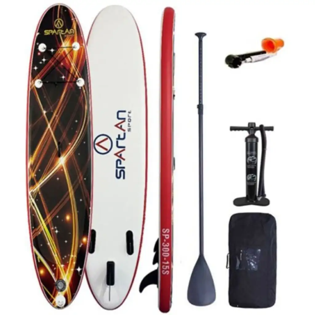 Fekete Solar SP-320 SUP Stand Up Paddle készlet 320cm-es - Spartan kép 1