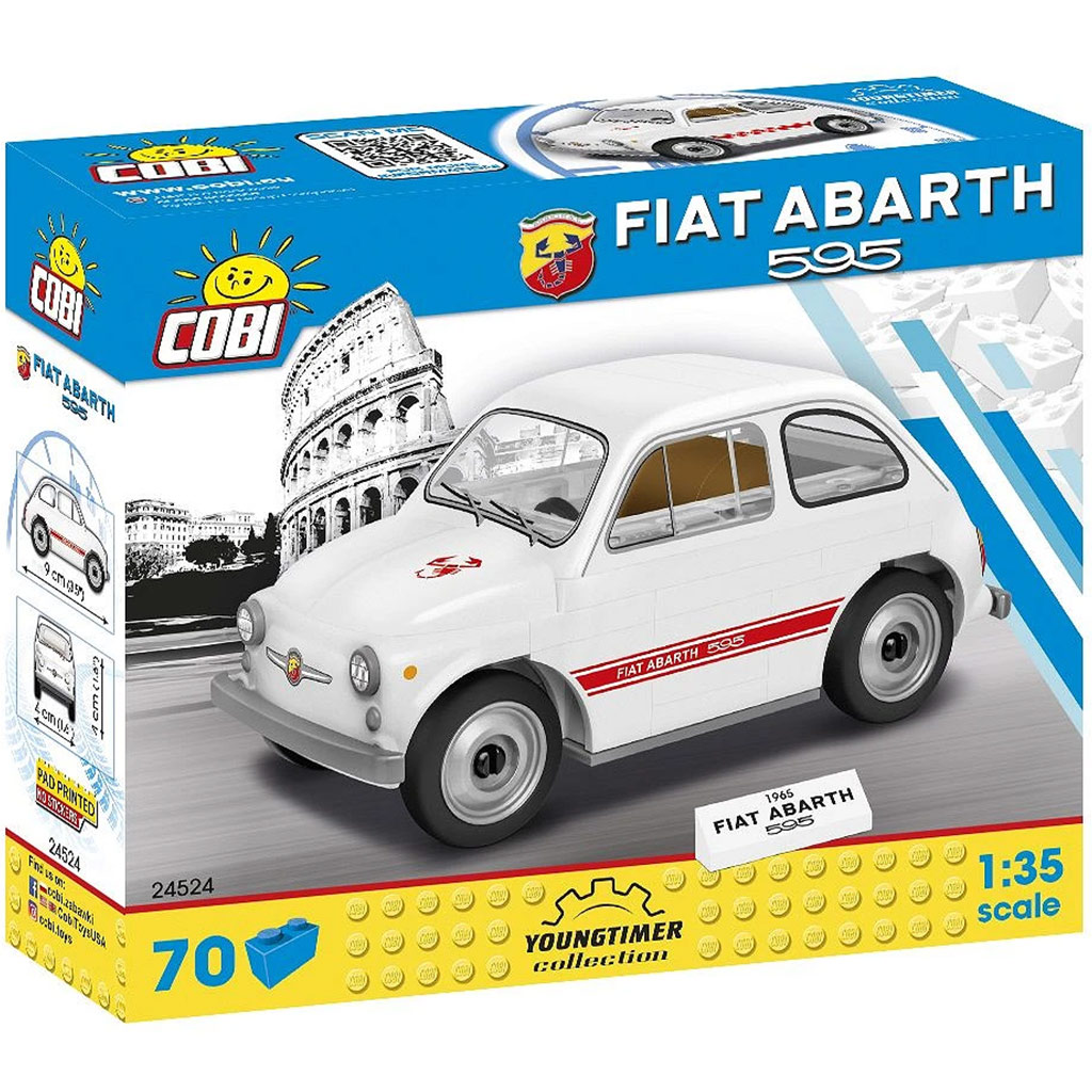 COBI: Fiat Abarth 595 építőjáték (24524) kép 1