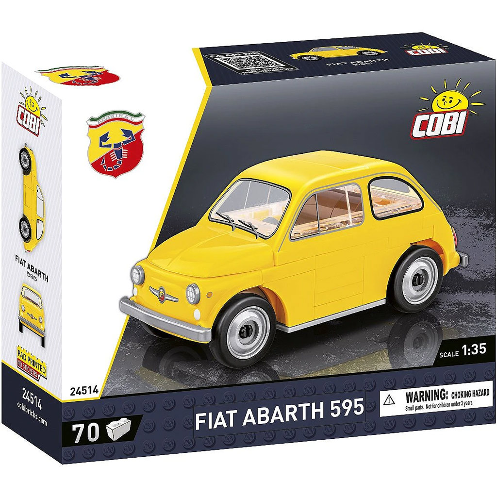 COBI: Fiat Abarth 595 építőjáték (24514) kép 1