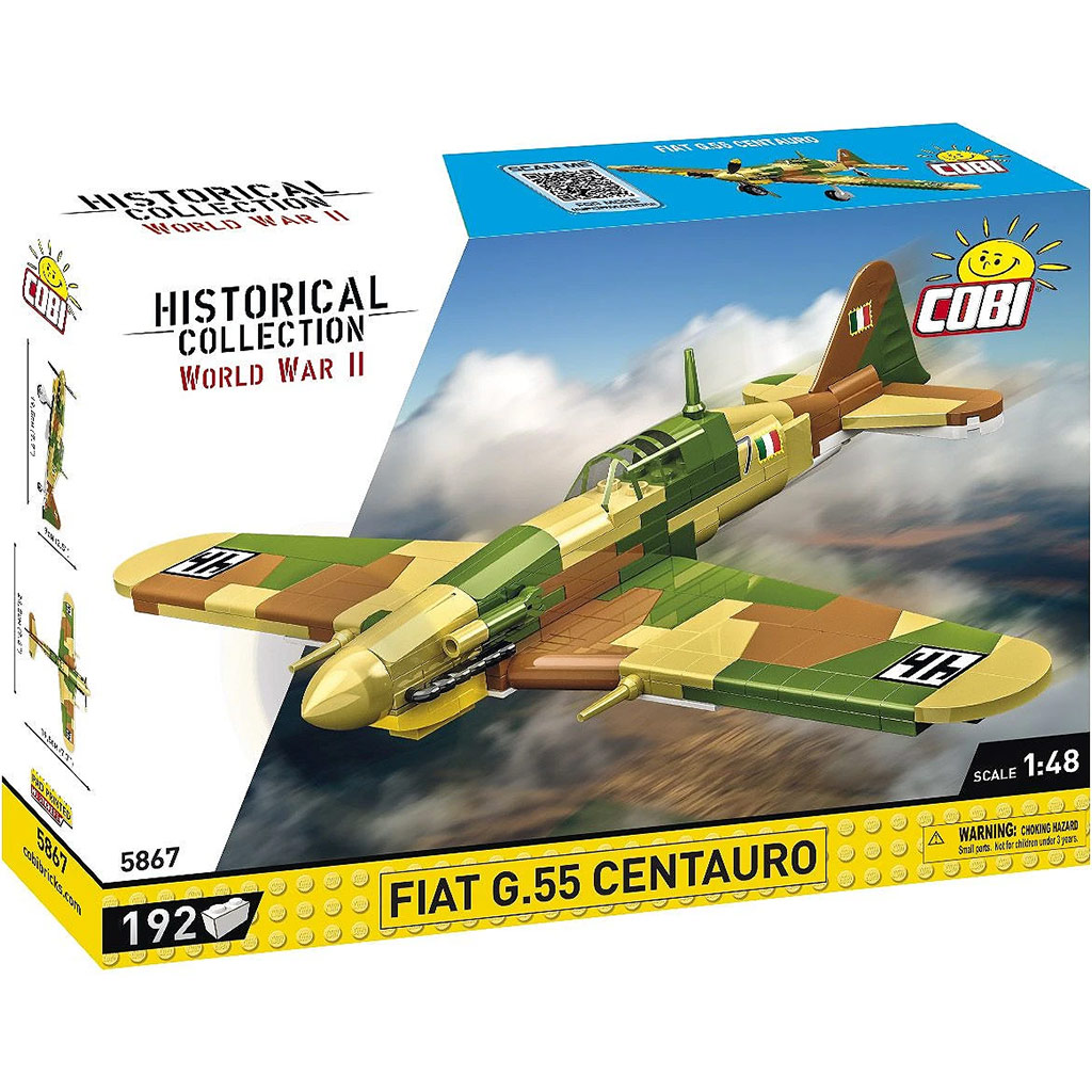 COBI: Fiat G.55 Centauro repülő építőjáték (5867) kép 1