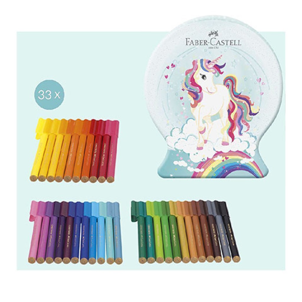 Faber-Castell: Unikornisos Connector filctoll készlet 33db-os dobozban kép 2