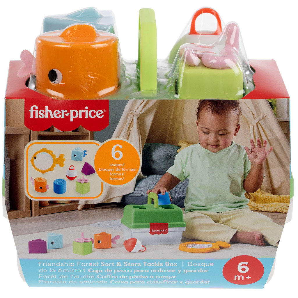Fisher-Price: Formaválogató csalis doboz - Mattel kép 1