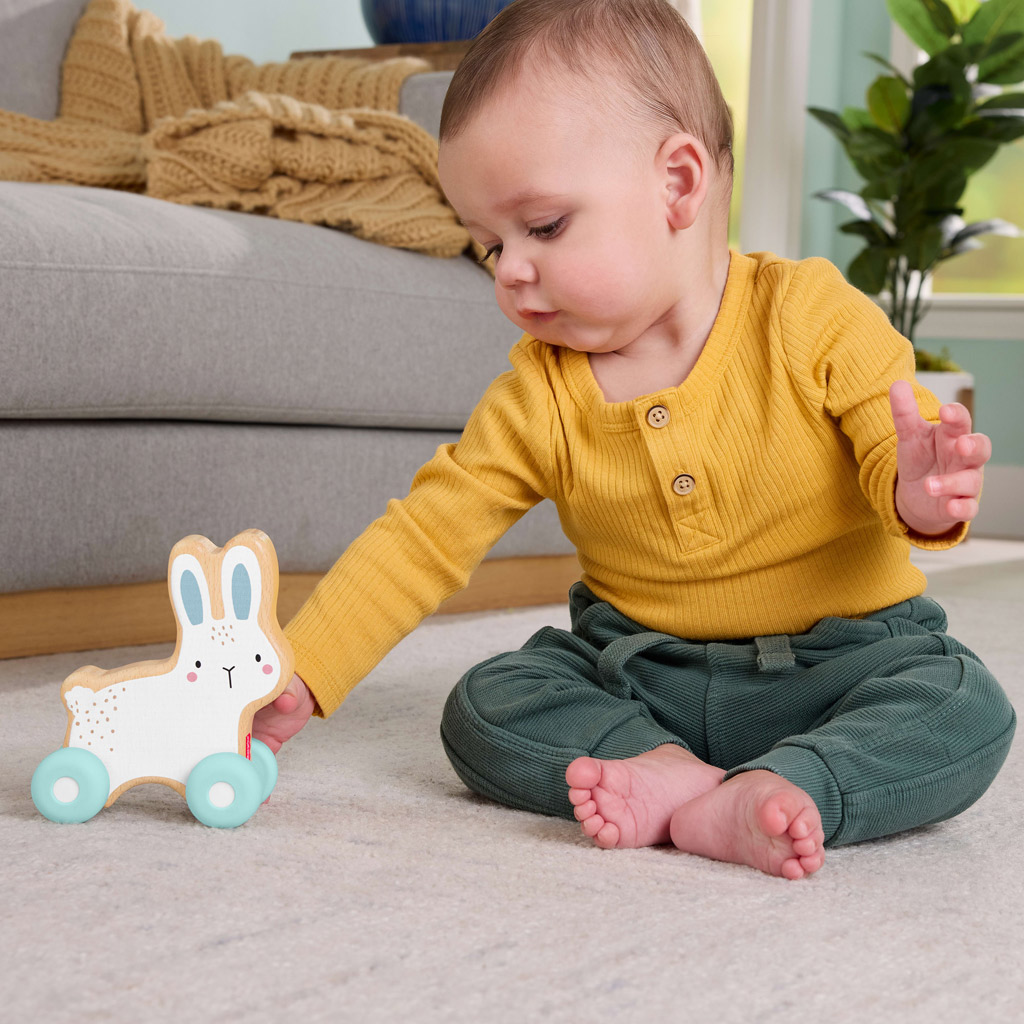 Fisher-Price: Fa tili-toli nyuszi - Mattel kép 3