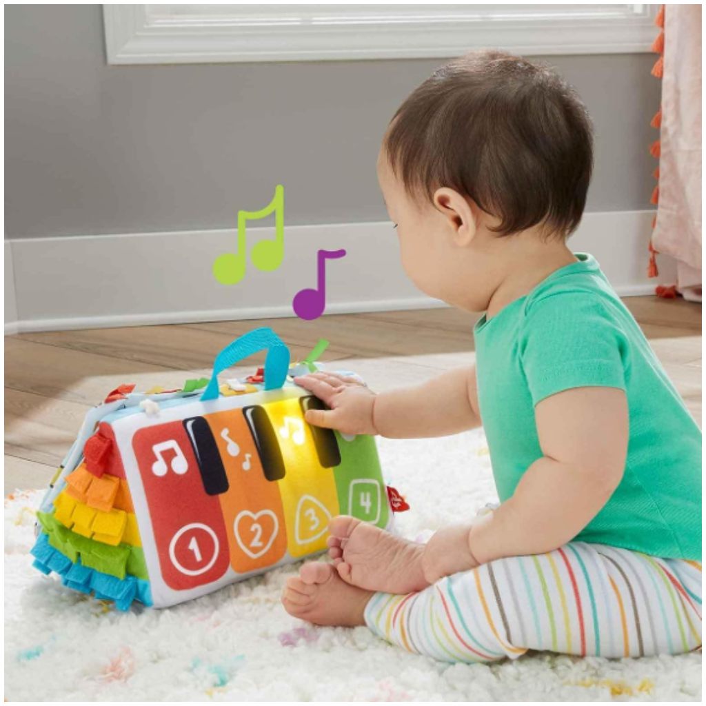Fisher-Price: Rugdalozó talpak zongora - Mattel kép 3