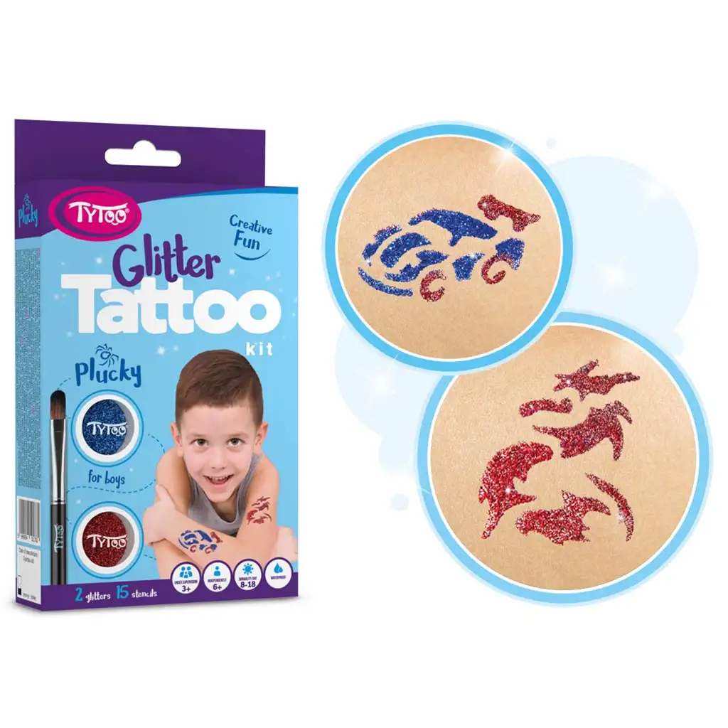 Fiús mini csillámtetkó szett kép 3
