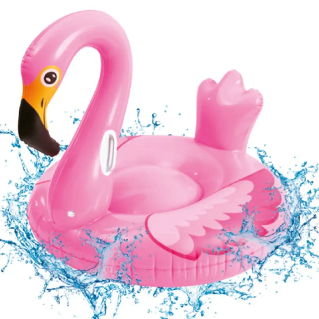 Flamingó felfújható nagy lovagló matrac 175cm kép 1