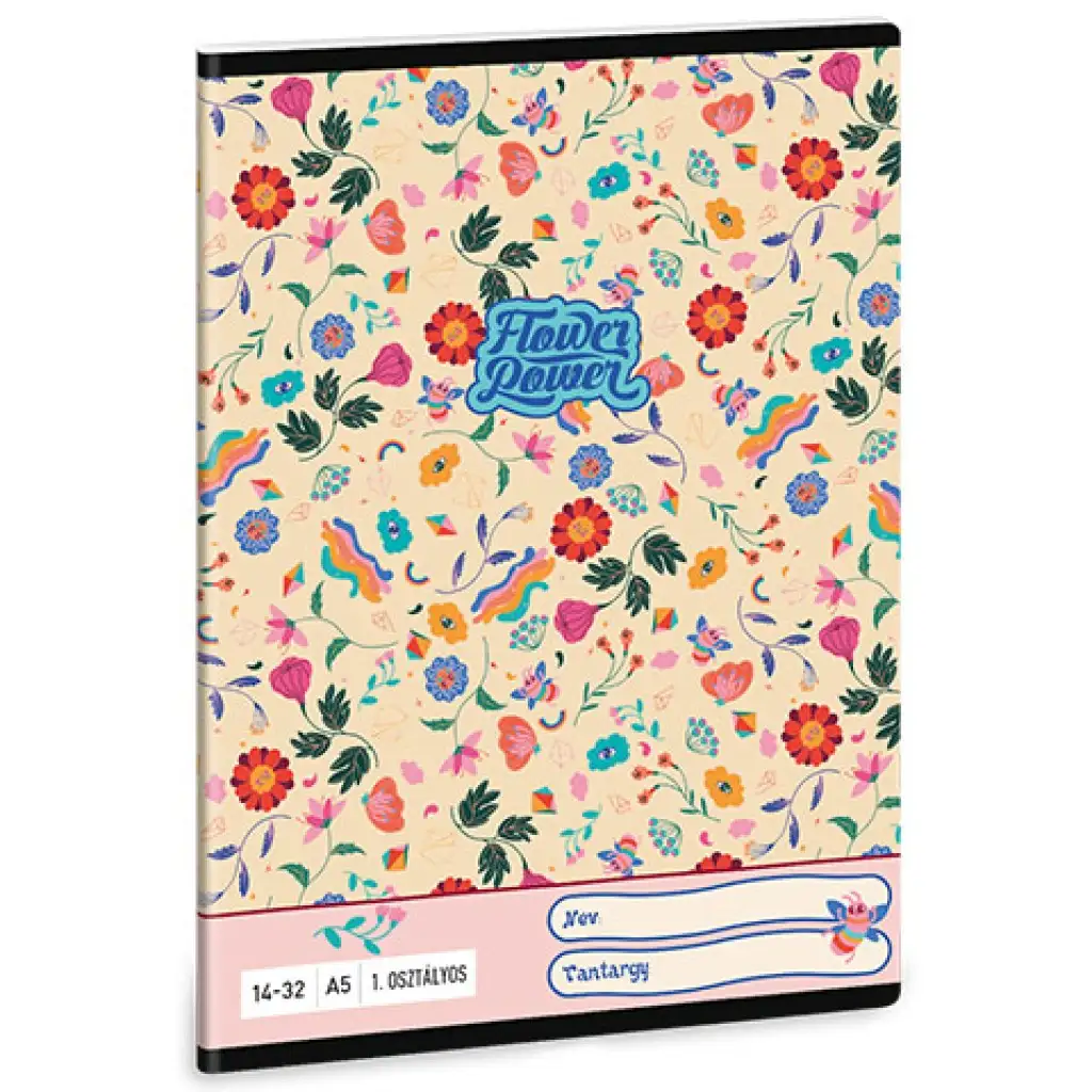 Ars Una: Flower Power 1.osztályos vonalas füzet A/5 14-32 kép 1