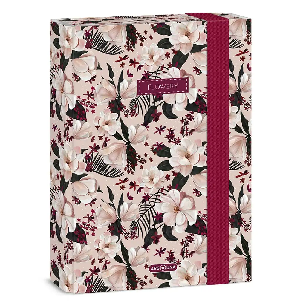 Ars Una: Flowery Pink A/5 füzetbox kép 1