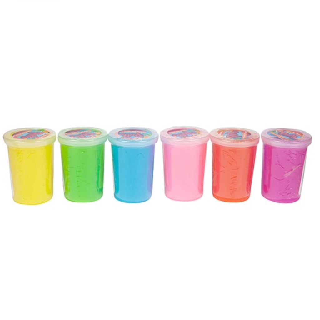 Fluoreszkáló puki hangot adó slime trutyi több változatban 1db kép 2