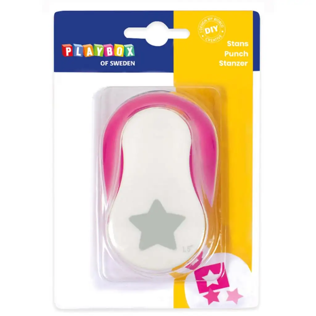 PlayBox: Formalyukasztó csillag 3,8cm kép 1