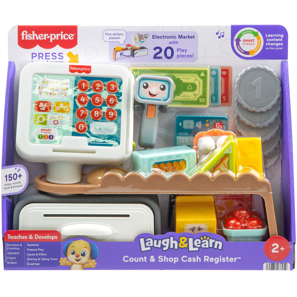 Fisher Price: Kacagj és fejlődj pénztárgép - Mattel kép 1