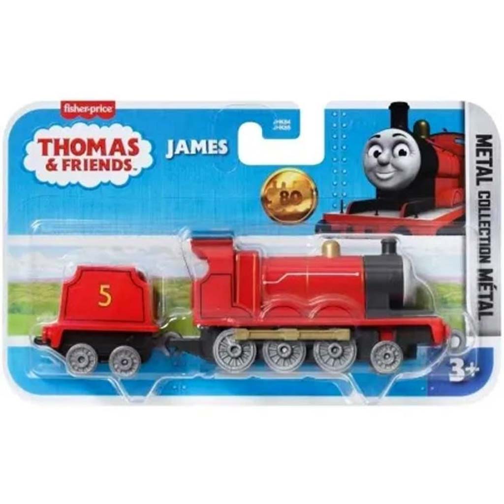 Fisher-Price: Thomas és barátai James mozdony vagonnal - Mattel kép 1