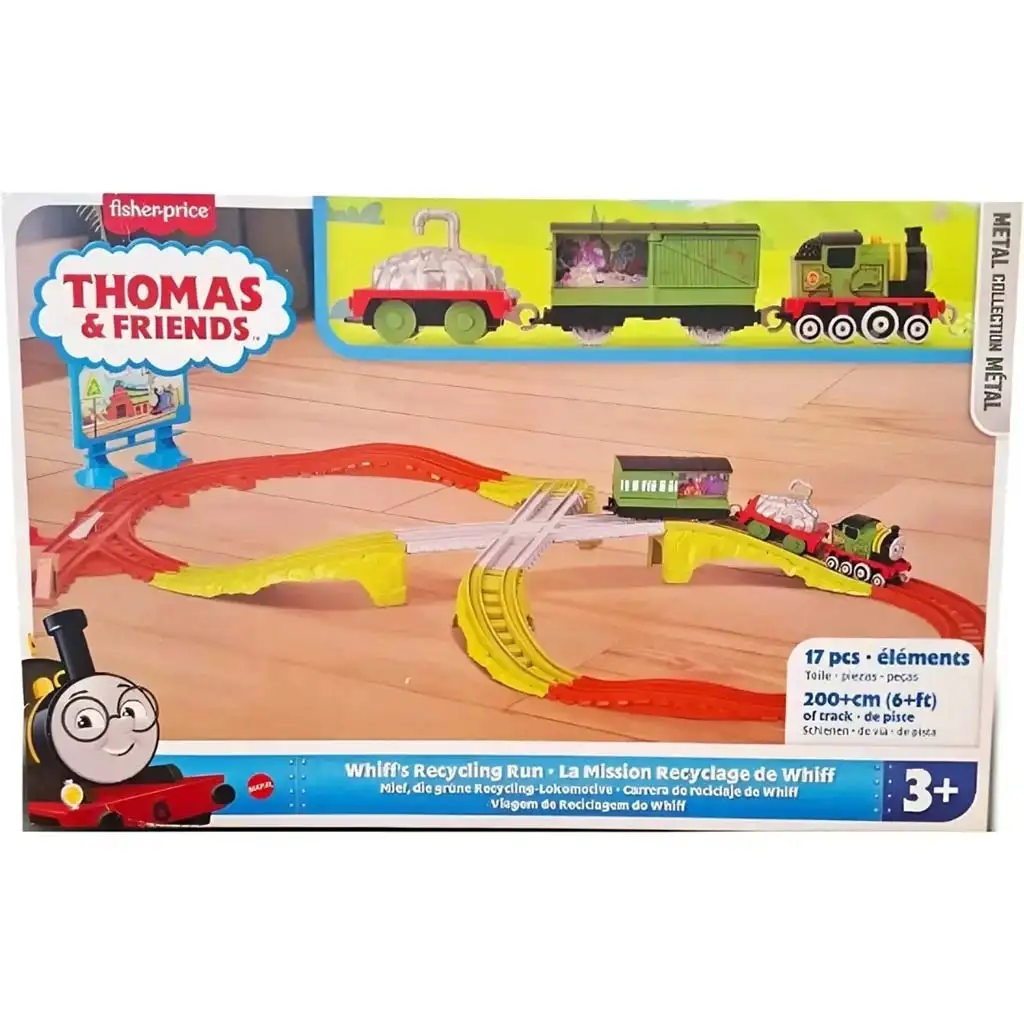 Fisher-Price: Thomas és barátai - Whiff's recycling run pályaszett - Mattel kép 1