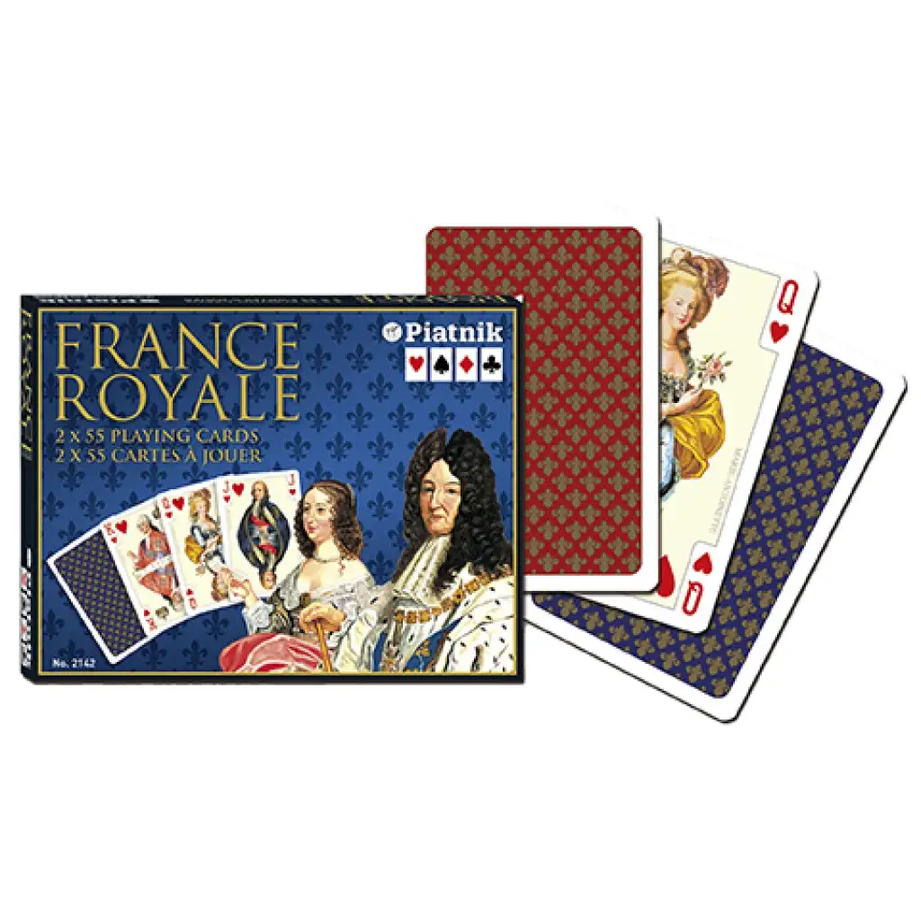 Luxus römi kártya - France Royale 2x55 lap - Piatnik kép 1