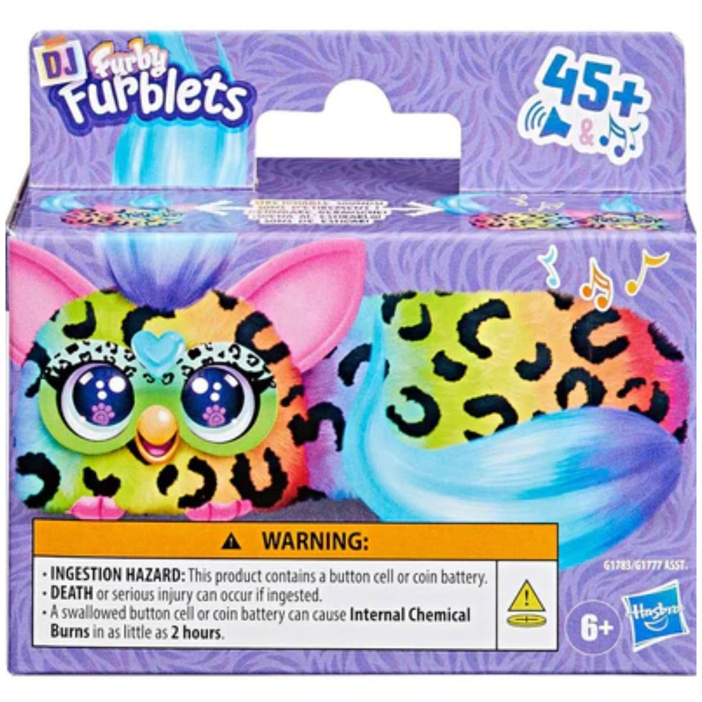 Furby: DJ Furblets Rain-Bow-Kat interaktív plüss figura - Hasbro kép 1